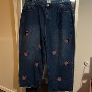 Heart Denim Jeans